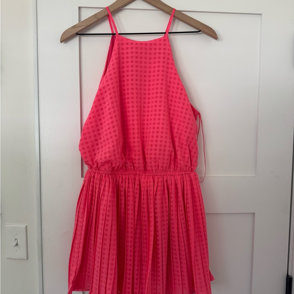 She + Sky Vibrant Pink Dress